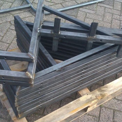 Ondersteunings elementen voor vlonder